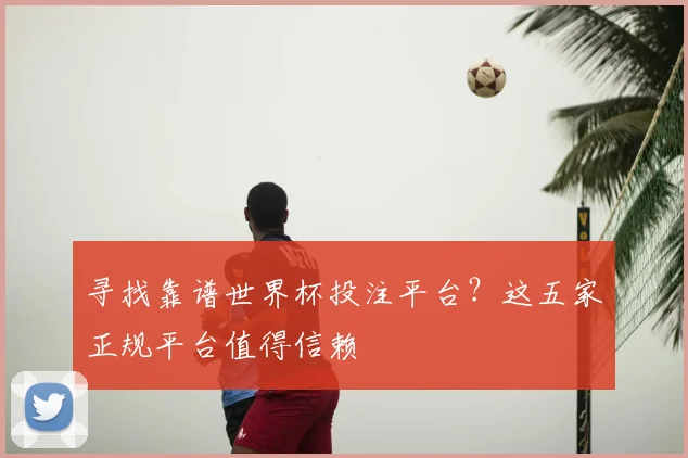 寻找靠谱世界杯投注平台？这五家正规平台值得信赖